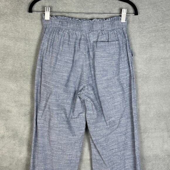 Pact Pants Womens Small Blue Organic Crop Boho Minimalist Sustainable Beach - Picture 5 of 14